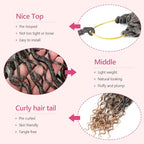 Goddess Locs Crochet Hair Boho Faux Locs Crochet Braids for Black Women Soft Bohemian Locs Crochet Hair Pre Looped River Locs Crochet Hair (18 Inch (Pack of 8), 1B/27#)