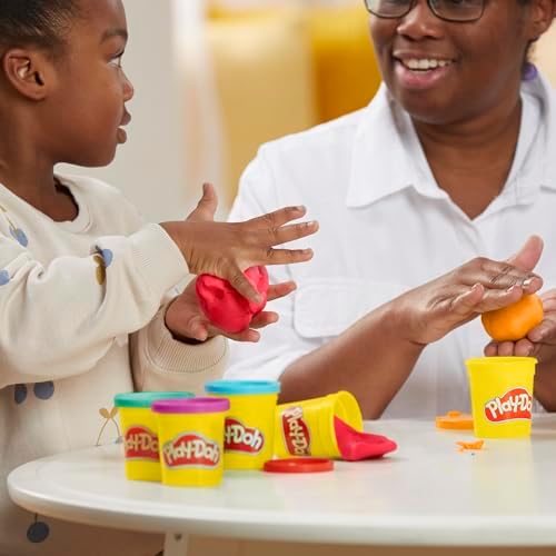 Play-Doh Fun Tub Set, 19 Accessories & Reusable Storage Container, Preschool Toys, Kids Arts & Crafts, Back to School Gifts, Ages 3+ (Amazon Exclusive)