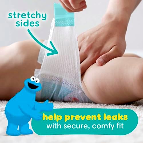 Pampers Diapers - Baby Dry - Size 5, 164 Count, Absorbent Disposable Infant Diaper (Packaging May Vary)