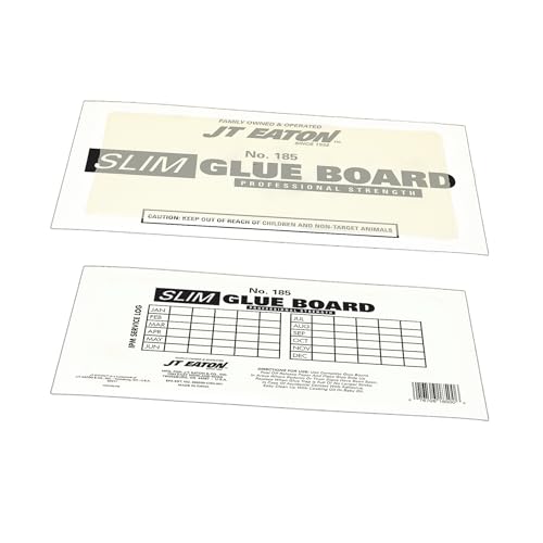 JT Eaton 185 Slim Glue Board - Unscented, No-Mess, Indoor & Outdoor Use, Non-Toxic