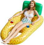 Jasonwell Inflatable Pool Float Adult - Pool Floaties Lounger Floats Raft Floating Chair Water Floaty for Swimming Pool Lake Lounge Float with Cup Holders Beach Pool Party Toys for Adults Kids