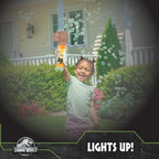 Little Kids Jurassic World Light and Sound Musical Bubble Wand, Includes Bubble Solution