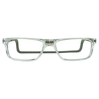 Clic Magnetic Reading Glasses for Men or Women, Soft Foldable Band, Computer Readers, Nashi (S-XL, Clear, 1.75 Magnification)