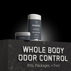 Mando Whole Body Deodorant For Men - Smooth Solid Stick - 72 Hour Odor Control - Aluminum Free, Baking Soda Free, Skin Safe - 2.6 Ounce (Pack of 2) - Unscented