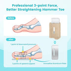 Hammer Toe Straightener Corrector Wrap for Women & Men, Hammer Toe Splint Support - 4 in package