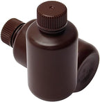Othmro 8Pcs 4.3oz Plastic Containers Lab Chemical Reagent Bottles 125ml Small Mouth Liquid Solid Storage Bottles Round Sample Storage Containers Sealing Bottles with Cap for Food Stores Brown