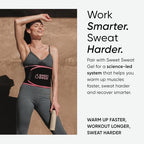 Sports Research Sweet Sweat Waist Trimmer (Core Series) - Premium Sweat Enhancing Fitness Band for Women & Men - Adjustable Fit �� Latex-Free Neoprene - Pink Logo, Small