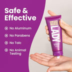 Lady Parts Whole Body Deodorant Lotion for Women - INVISIBLE CREAM for Privates & Full Body - Stop Odor & Stay Fresh - Aluminum Free Feminine Hygiene - Lightly Scented - 4oz (2PK)