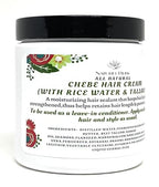 Croton Zambesicus (also know as Chebe powder) Hair Growth Cream|Leave in Conditioner|With Fermented Rice Water & Tallow|Aloe Vera|Sea Moss (Unscented, 8 oz)