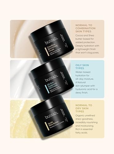 Buttah Skin by Dorion Renaud Complete Melanin-Rich Skin Care Kit | Shea Butter, Vitamin C Serum, Facial Cleanser | Organic & Natural | Black-Owned