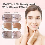 Red Light Therapy for Face, Led Face Mask Light Therapy, 7 Colors LED Facial Skin Care Mask