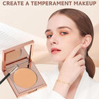 Colored Clay CC Undereye Corrector, Color Corrector for Dark Circles with Brush, Conceal & Brighten Dark Circles, Under Eye Hydrating Concealer (Natural, 1)