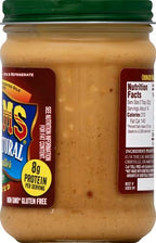 Adams 100% Natural Peanut Butter, Unsalted, Crunchy, 16 oz