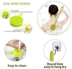 Silicone Body Scrubber, Long Handle Back Scrubber for Shower, Silicone Body Brush Shower Scrubber for Body, Shower Srush Back Brush Body Exfoliator