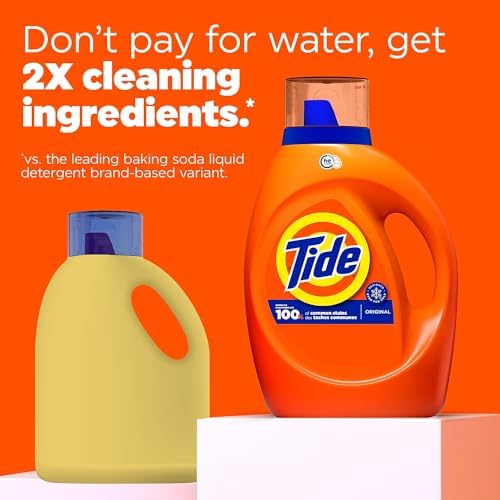 Tide Laundry Detergent Liquid Soap, Original, 32 Loads, 46 Fl Oz, 46 Fl Oz