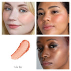 RMS Beauty ReDimension Hydra Powder Blush - Powder Gel Blush for Cheeks, Blush Cream, Cream Blush Makeup Shimmer Blush Powder Cheek Tint, Face Blushes