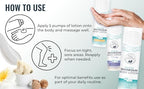 Natural Elephant Dead Sea Magnesium Nighttime Body Lotion with Lavender & Chamomile | Nourishing & Moisturizing 5 oz (150 ml)