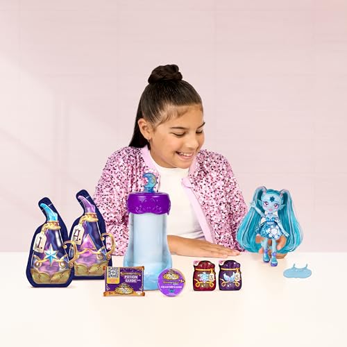 Magic Mixies Pixlings Shimmerverse Series, Create & Mix Magic Potion to Magically Reveal Marena The Ice Mermaid, This Beautiful 6.5" Shimmerverse Pixling Fashion Doll Appears Inside The Potion Bottle