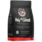 Bones Coffee Company Holy Cannoli Flavored Coffee Beans, Medium Roast Ground Coffee Low Acid, Cannoli Flavor (12 oz)