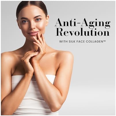 Coco March Silk Face Collagen - Silky Radiant Skin New Amino Molecules for Hair Nails-Joint Health-20g Protein NO Taste-Dissolves Instantly - Unmatched Results Elixir - 30 Day Supply