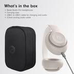 Beats Studio Pro - Wireless Bluetooth Noise Cancelling Headphones - Personalized Spatial Audio, USB-C Lossless Audio, Apple & Android Compatibility, Up to 40 Hours Battery Life - Sandstone