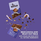 7th Heaven, Vegan Caramel and Sea Salt Oat Milk Chocolate Bars (3.5oz Full Size Candy Bars - 4 Packs) - Perfect for Easter Candy, Plant Based Dairy Free Chocolate with Peanut Butter Filling, Fair Trade Cocoa & Coconut Oil, Kosher Parve