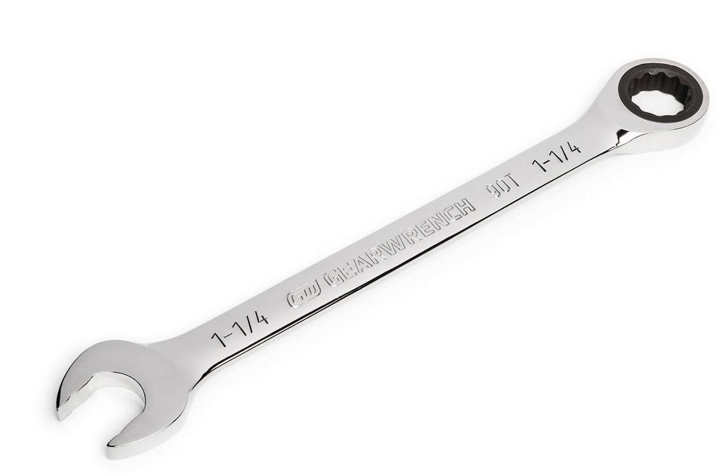 GEARWRENCH 1-1/4" 4 Degree Swing Arch 12 Point Ratcheting Combination Wrench - 86956