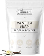 Just Ingredients Protein Powder | Vanilla Protein Powder Made with 100% Grass Fed, Non Denatured Whey | Four Different Protein Sources from Organic Whole Food Ingredients | 15 Servings | 22g Protein