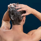 ROMAN Men's Revive Shampoo, Exfoliates & Clarifies with Peppermint, Cleanses for Thicker-Looking Hair, With Saw Palmetto, Pumpkin Seed Oil, Caffeine, Without Sulfates, Parabens, Phthalates, 8 fl oz