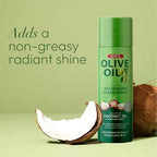 ORS Olive Oil Nourishing Sheen Spray infused with Coconut Oil 10 Ounces (Pack of 4)