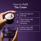 Caudalie Premier Cru Anti-Aging Cream Moisturizer, Refillable - 50 ml