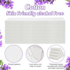Hot or Cold Moist Cotton Towel Bulk Moist Towelettes Individually Wrapped 8.7" x 8.7",White Towel Services,Refreshment Pre Moistened Towels Lavender Scent for Travel Sport Party Spa Dentist Hotel