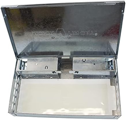 Victor M310GB Tin Cat Mouse Trap with Glue Boards, 1 2, Silver