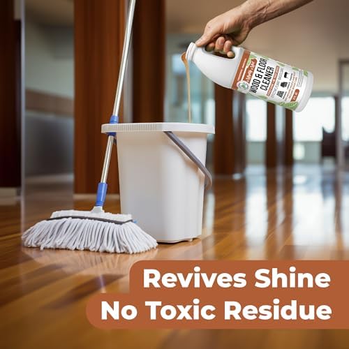 Mighty Mint Wood & Floor Cleaner Concentrate, Non-Toxic, Cleaning Soap for Hardwood and Floors, Natural Mint Scent, 32oz