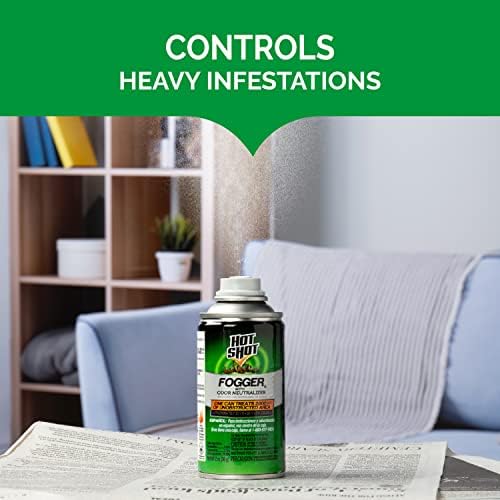 Hot Shot Fogger6 With Odor Neutralizer, 2 oz Foggers