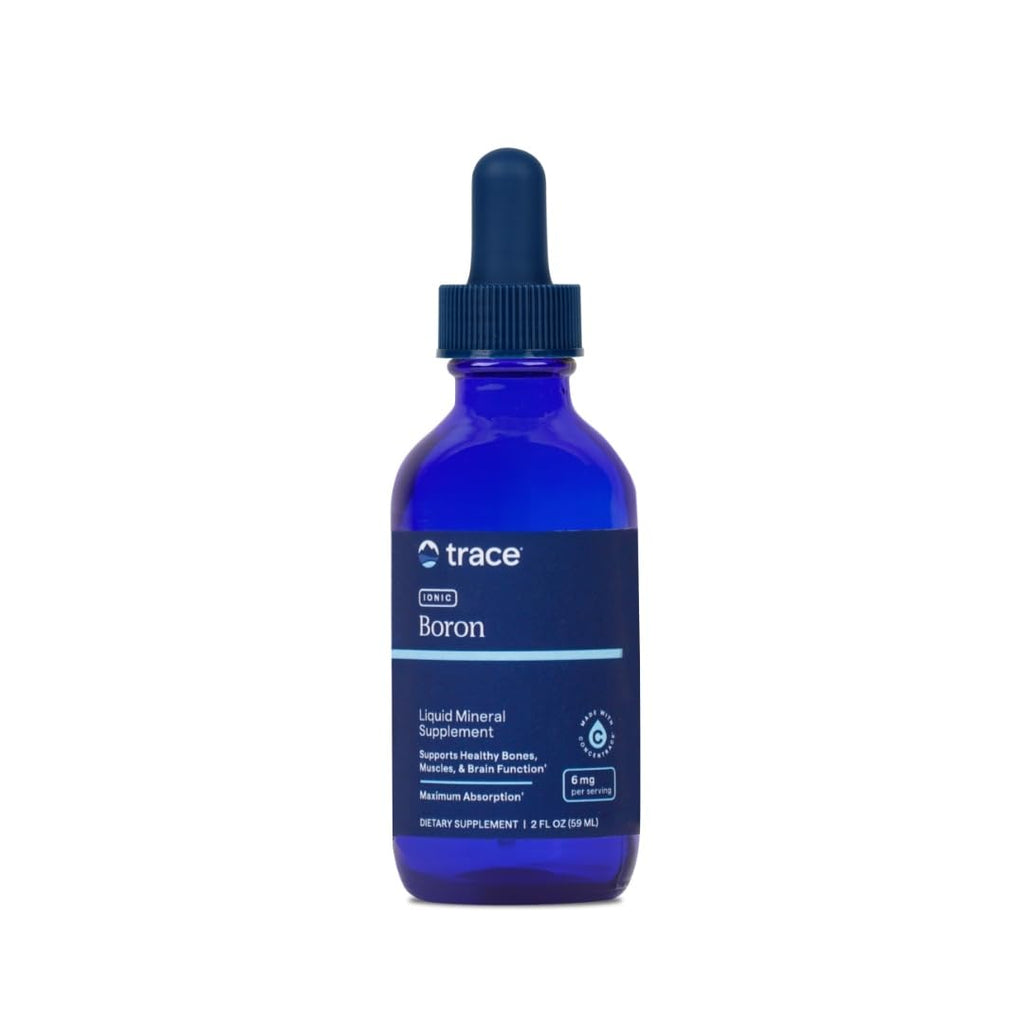 Trace Minerals Ionic Boron - Liquid Ionic Boron Supplement for Daily Health Support - Bone, Muscle & Connective Tissue Support - Healthy Mindset - Vegan & Gluten-Free - 2 fl oz (48 Servings)