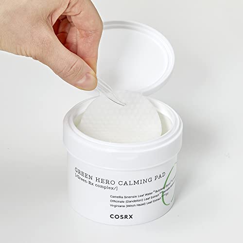 COSRX Green Tea Toner Pads, Relief Redness, Face Toner for Sensitive & Irritated Skin, Soothing, Hydrating, Refreshing, 70 Pads, Korean Skin Care