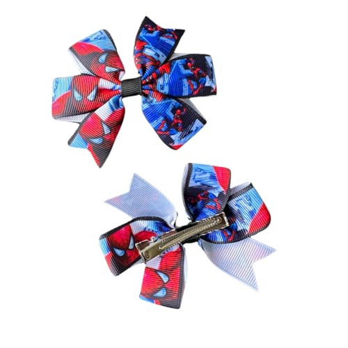 Super Hero inspired bows (2) by Inspired Bows