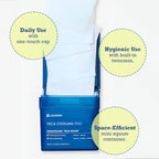 LEADERS Teca Cooling Toner Pad - Instant Relief for Dry, Overheated Skin | Vegan-Certified | Clinically Proven Efficacy | Korean Skincare 80 Pads x 130ml