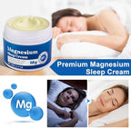 Magnesium Cream for Sleep, Magnesium Lotion for Sleep Magnesium Oil for Feet Muscle & Relaxation,Rich in Almond Oil, Lavender, Vit E Magnesium Butter for Sleep Topical Magnesium Sleep Cream 3.17oz