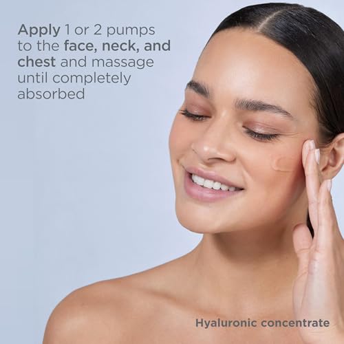 Isdinceutics Hyaluronic Concentrate, Lightweight Face Serum with Hyaluronic Acid, 1.0 FL OZ