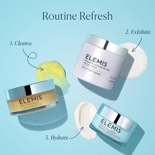 ELEMIS Dynamic Resurfacing Facial Pads, Gentle Textured Treatment Facial Exfoliating Pads