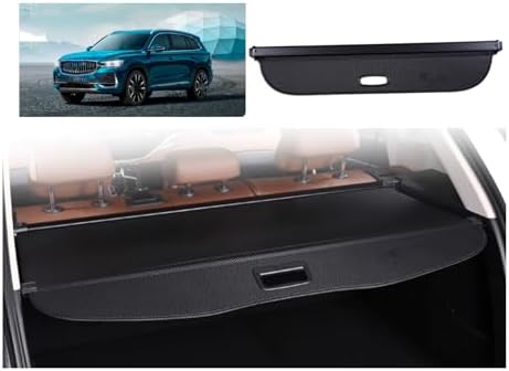 OQHAIR Cargo Cover Car Trunk Cargo Cover Luggage Storage Shield Curtain Partition Accessories for Geely for Xingyue for Monjaro KX11 2022~2024