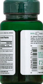 Nature's Bounty Lutein Pills, Eye Health Supplements and Vitamins, Support Vision Health, 20 mg, 40 Softgels (Pack of 2)