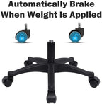 TAKE UR SEAT® 15" Table Height Adjustable Round Seat Stool Heavy Duty Built and Shipped Within 24 Hours, Spa, Medical, Lab, Black (Self-Braking Caster)