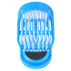 EVERMARKET Simple Feet Cleaner, Magic Foot Scrubber,Exfoliating Easy Feet Cleaning Brush,Feet Washer Foot Shower Spa Massager Slippers for Unisex Adults