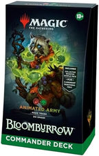 Magic: The Gathering Bloomburrow Commander Deck - Animated Army (100-Card Deck, 2-Card Collector Booster Sample Pack + Accessories)