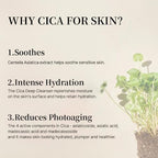 mixsoon Soondy Centella Asiatica Essence Instant Hydrating & Soothing Essence for Irritated, Sensitive Skin for Korean Skincare For Glass Skin-Jeju Island Cica Extracts (1.01 Fl. Oz.(Pack of 1))