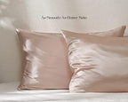 Yanibest Satin Pillowcase, King Size Pillow Cases Set of 2 - Silk Pillow Cases for Hair and Skin with Zipper, Silk Pillow Cases King for 20"x40", Exquisite Packaging for Women Men