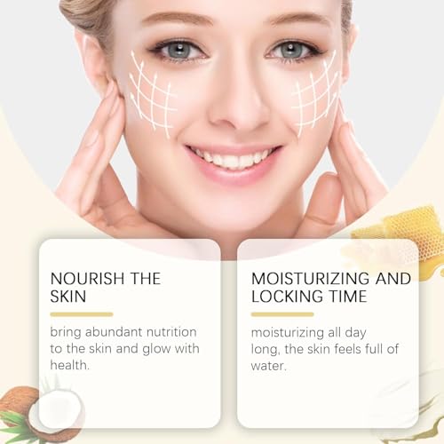Whipped Beef Tallow and Honey Balm,Beef Tallow Moisturizer,Tallow and Honey Balm for Face,All-Natural Moisturizer Hydrates and Nourishes the Skin